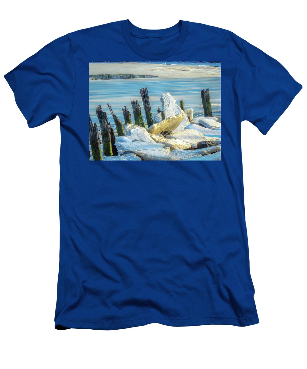 Landscapes T-Shirt featuring the photograph Marina on the Rocks by Glenn Feron