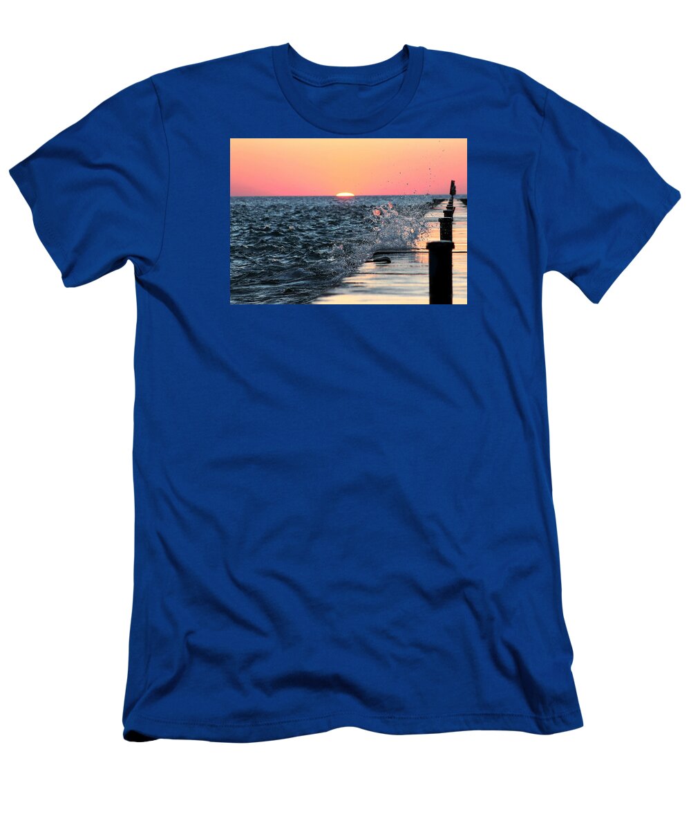 Splash T-Shirt featuring the photograph Michigan Summer Sunset by Bruce Patrick Smith
