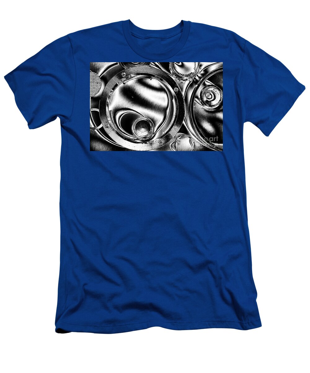 Minolta T-Shirt featuring the photograph Minolta Parts Abstract by Mike Eingle