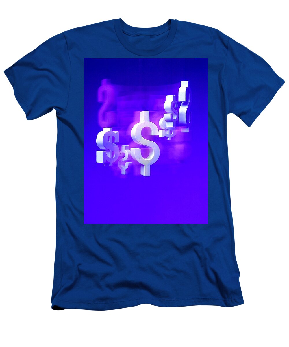 Conceptual Photography T-Shirt featuring the photograph Money Problems by Steven Huszar