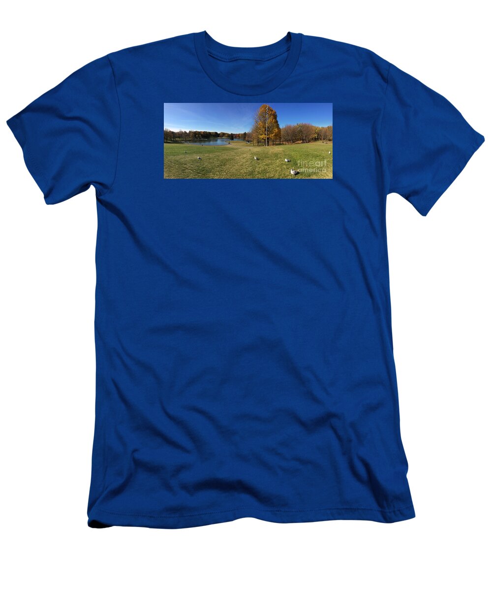 Montroyal T-Shirt featuring the photograph Mont Royal by Donato Iannuzzi