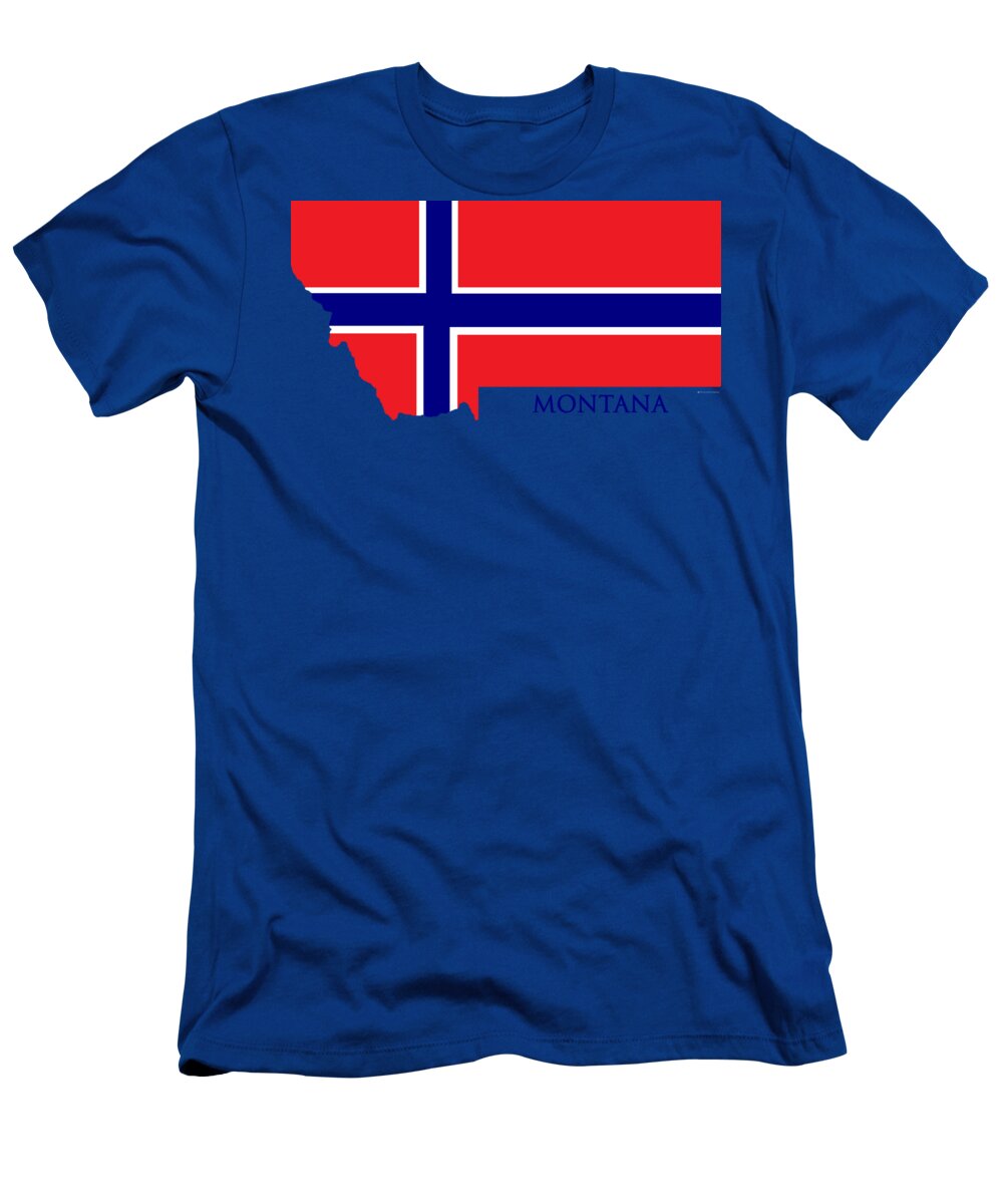 Norse T-Shirt featuring the photograph Montana Norwegian by Whispering Peaks Photography