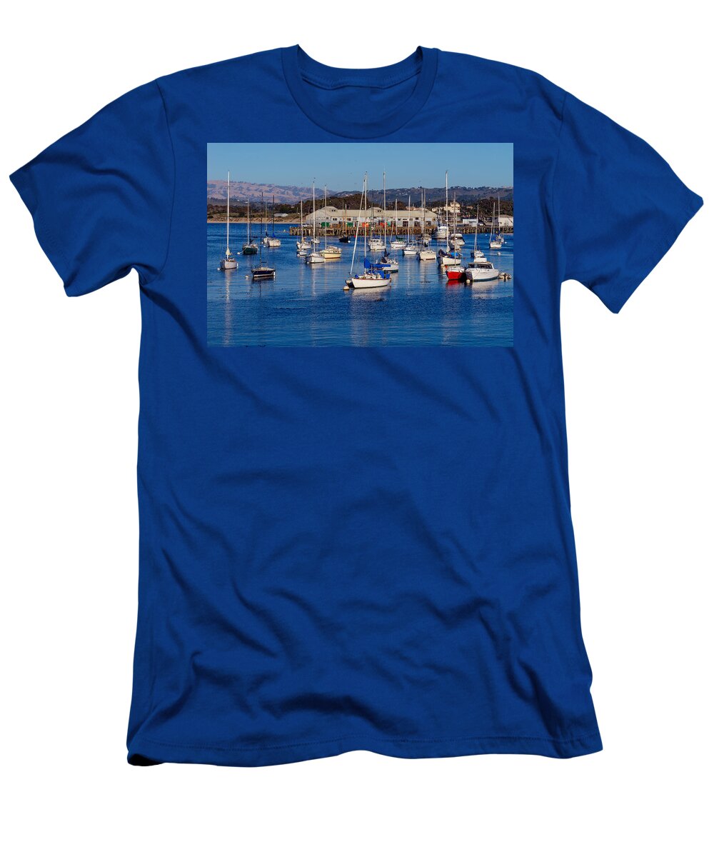 Monterey T-Shirt featuring the photograph Monterey Harbor by Derek Dean