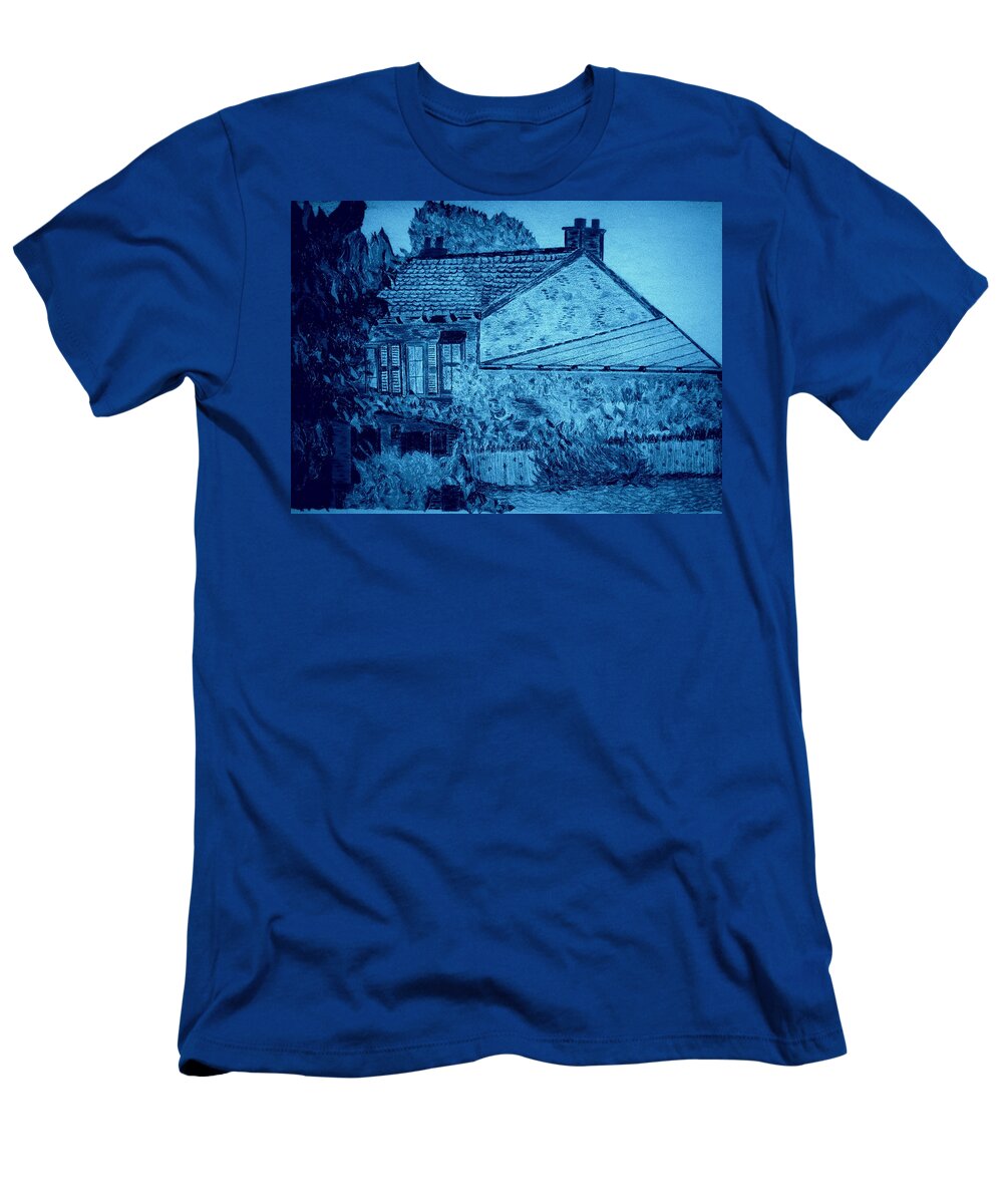  T-Shirt featuring the painting Montmatre by Bill OConnor
