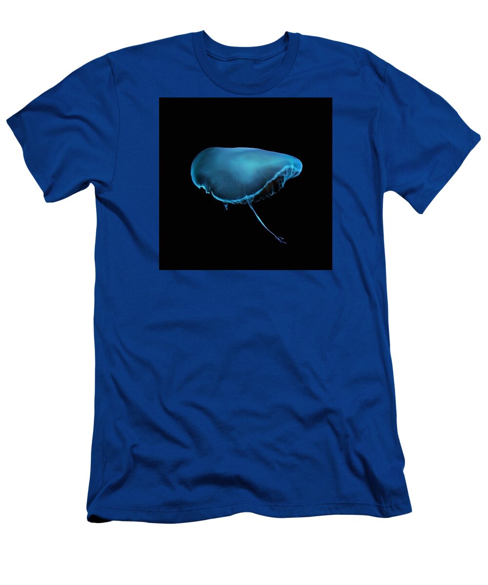 Las Vegas T-Shirt featuring the photograph Moon Jellyfish by Art Block Collections