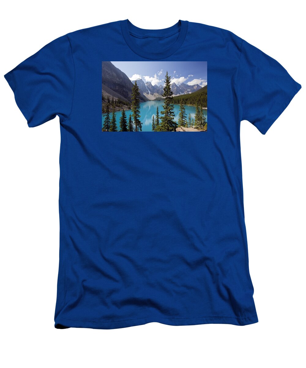 Canada T-Shirt featuring the photograph Moraine Lake in Banff National Park by Bryan Mullennix