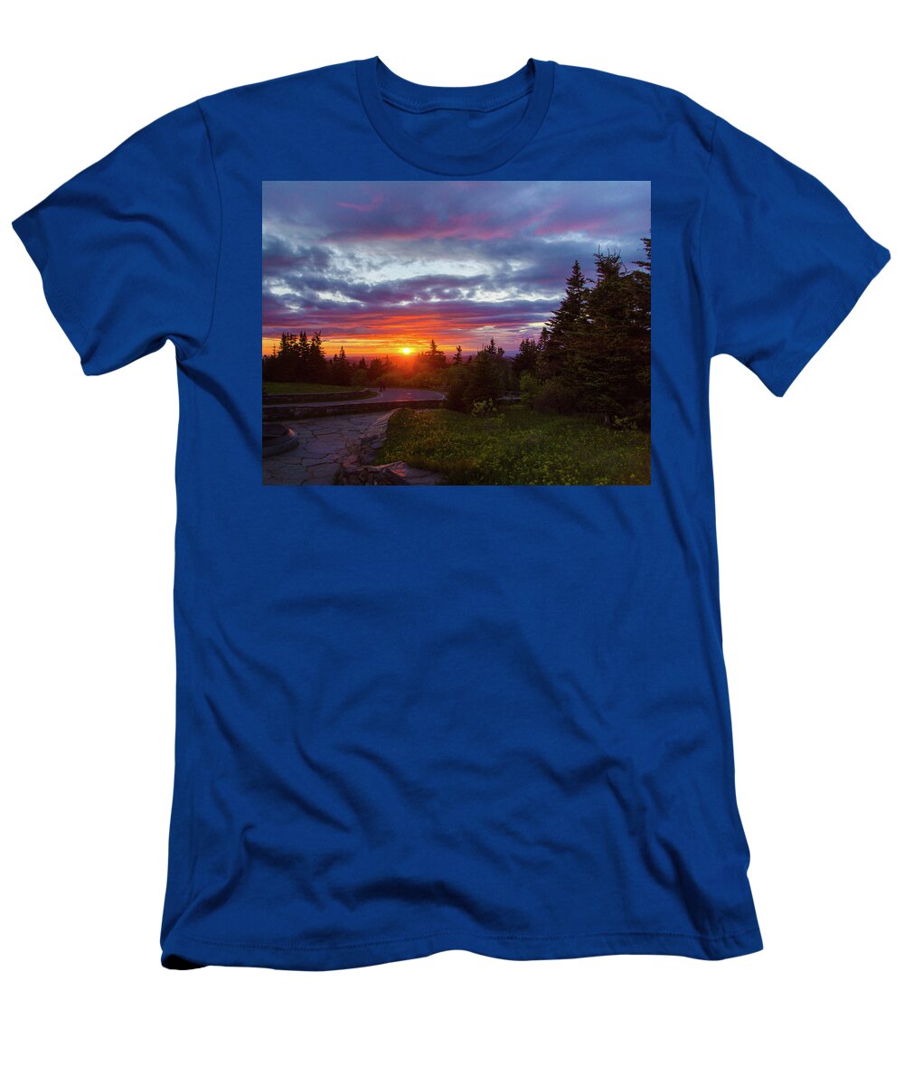 Mount Greylock T-Shirt featuring the photograph Mount Greylock Sunset by Gales Of November