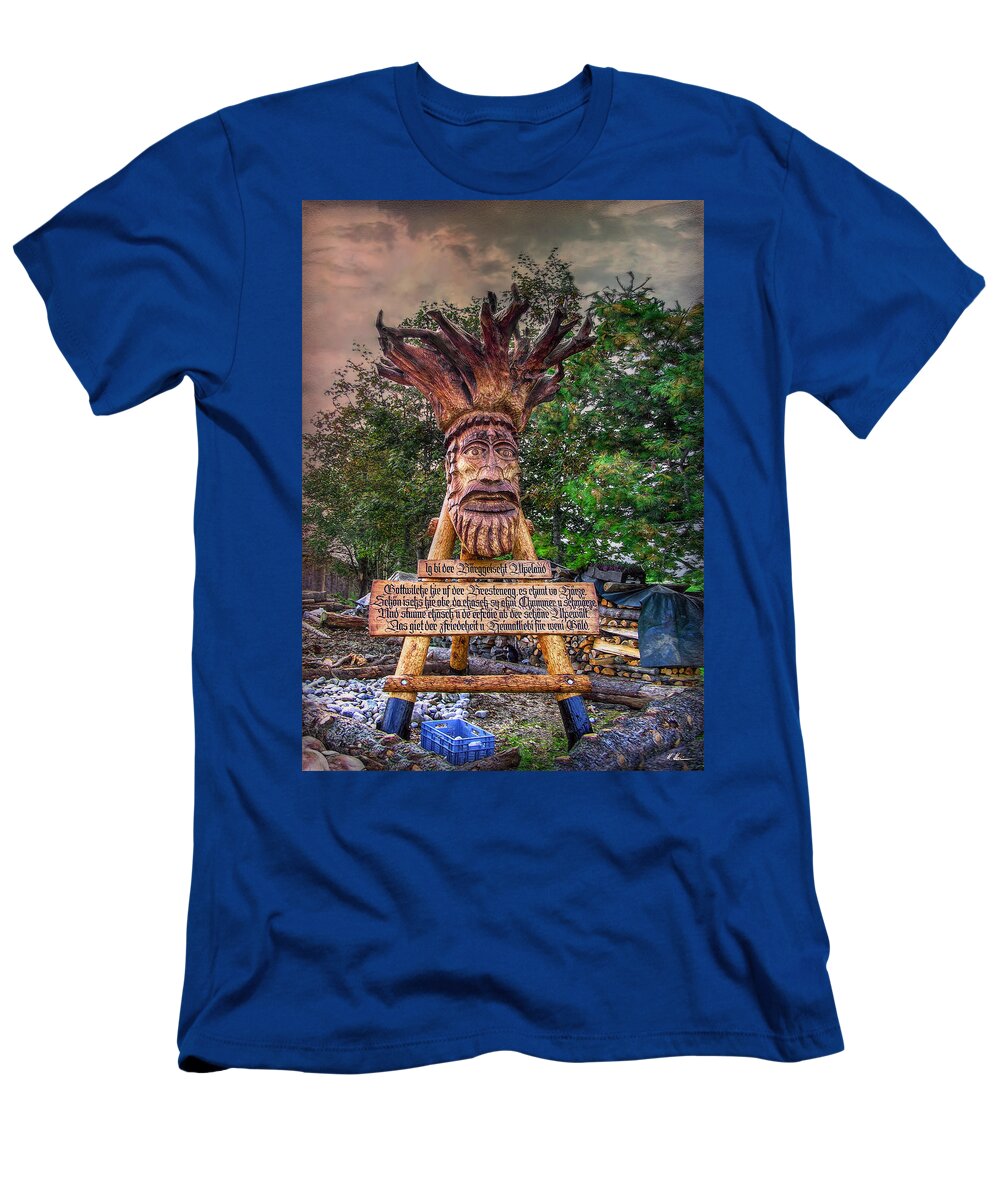 Switzerland T-Shirt featuring the photograph Mountain Troll by Hanny Heim