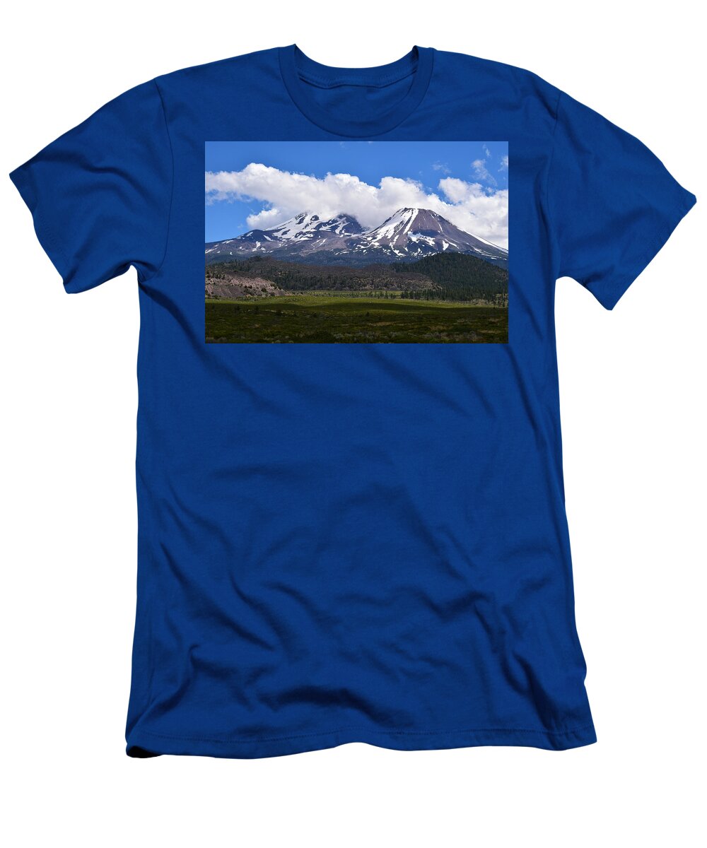 Landscape T-Shirt featuring the photograph Mt Shasta Landscape by Lkb Art And Photography