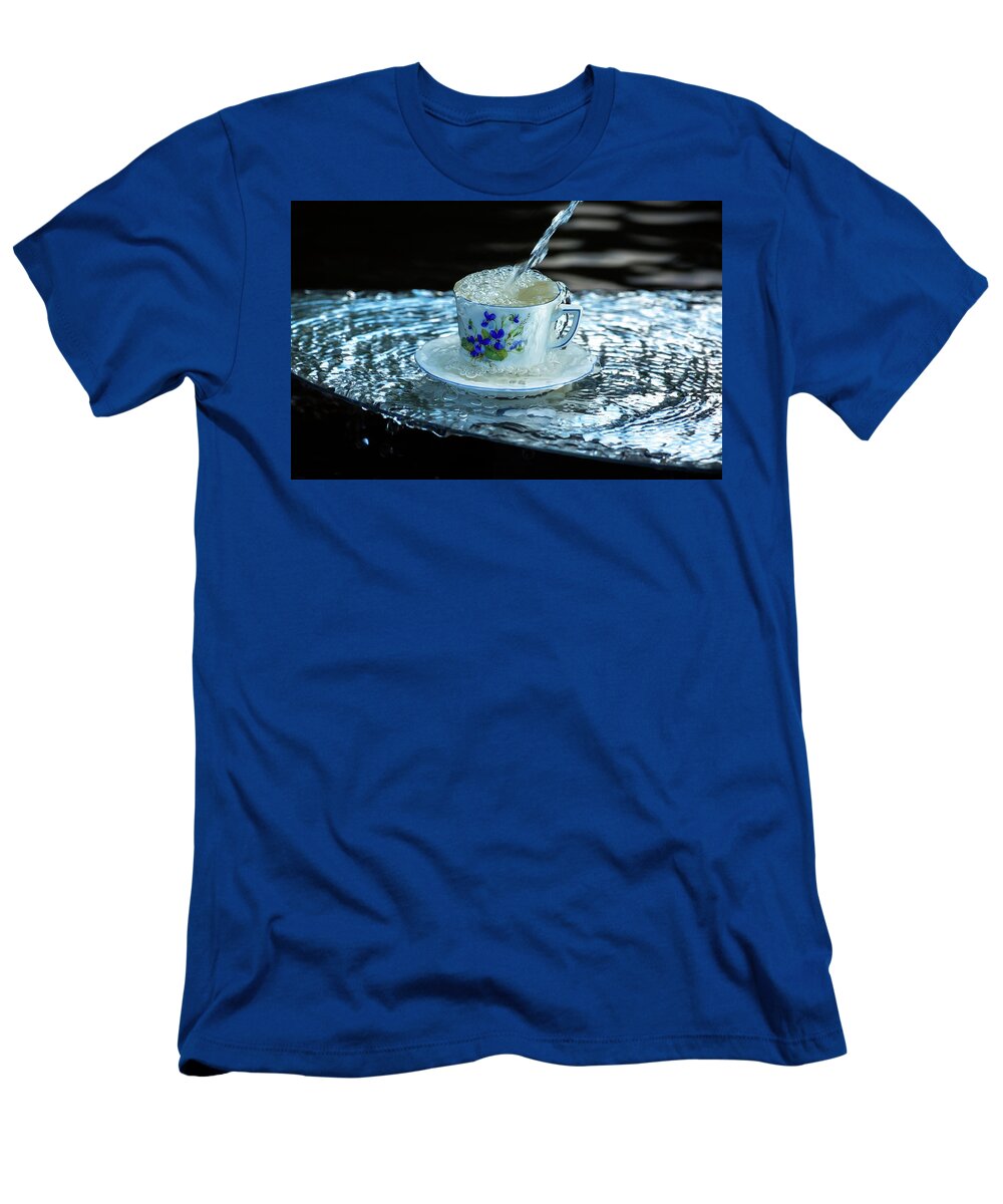 Artmcup T-Shirt featuring the photograph My cup overflow by Rose-Marie Karlsen