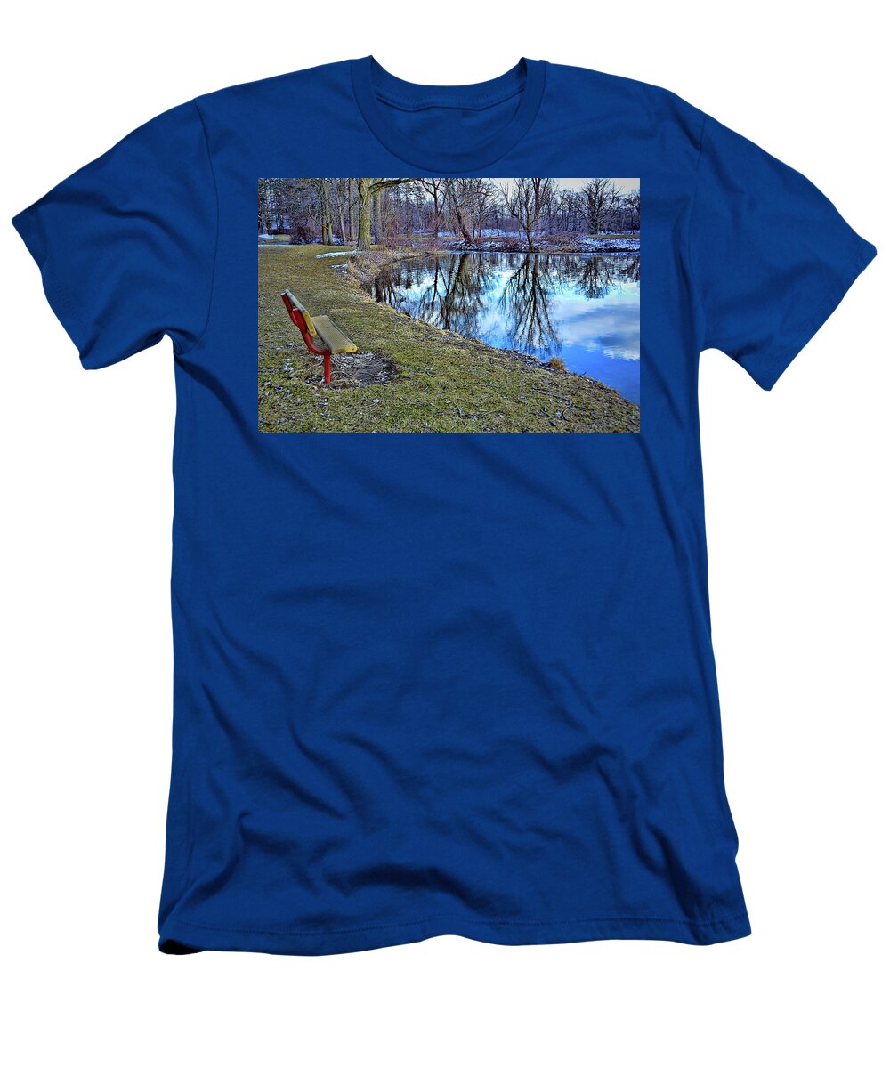 Cold T-Shirt featuring the photograph Nature Reflections by Pat Cook