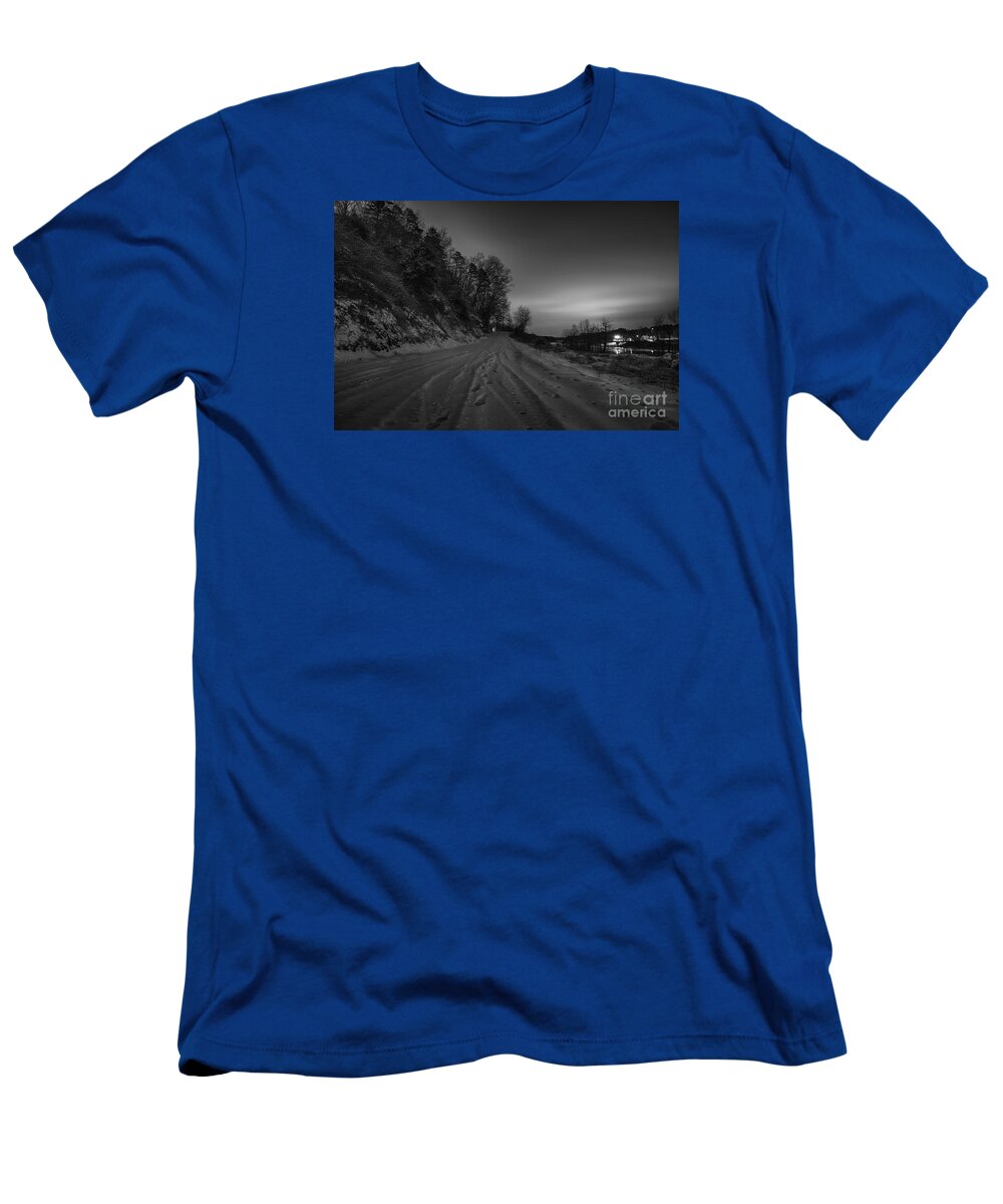 Blizzard T-Shirt featuring the photograph Neuland by Robert Loe