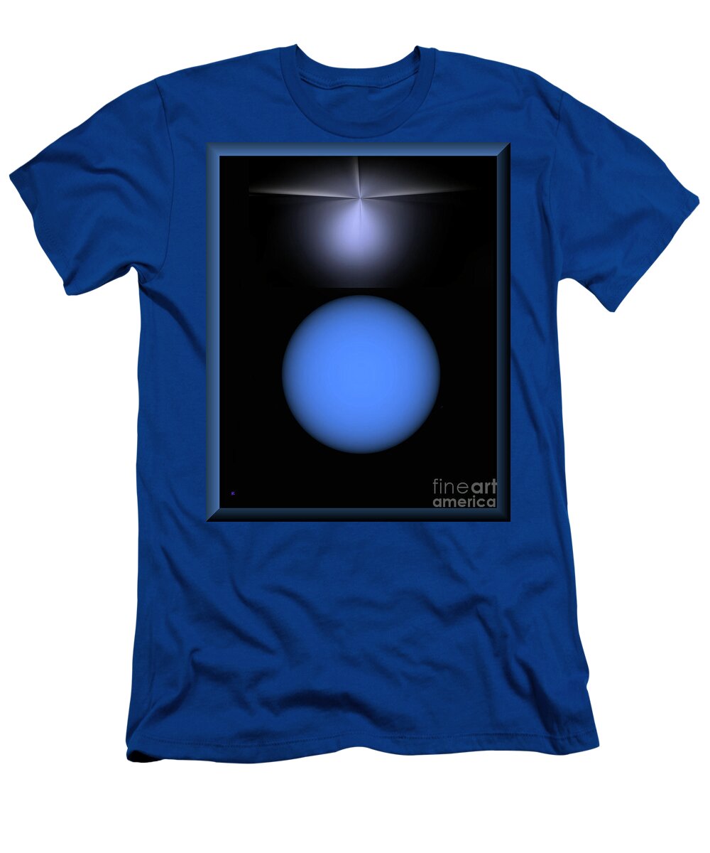 Abstract T-Shirt featuring the digital art North Star by John Krakora