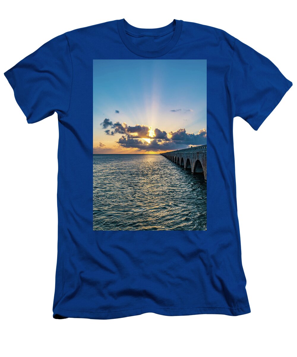 Sunrise T-Shirt featuring the photograph Oh Those Rays by Jodi Lyn Jones
