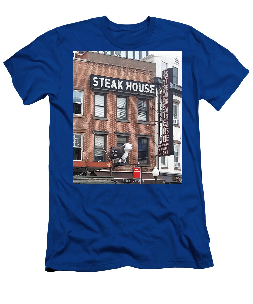 New York Landmark T-Shirt featuring the photograph Old Homestead by Rob Hans
