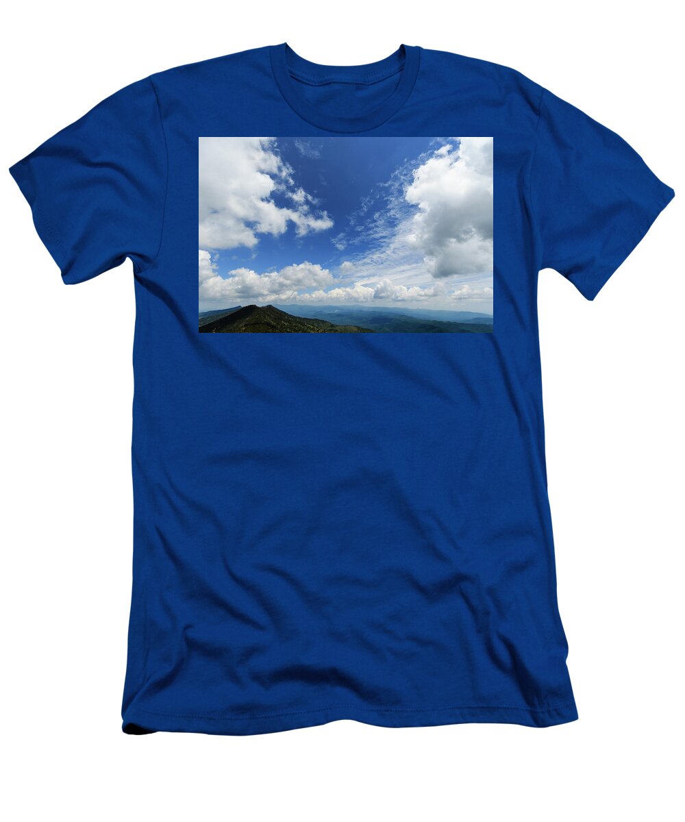 Blue Ridge Parkway T-Shirt featuring the photograph On Top of the World by Joni Eskridge
