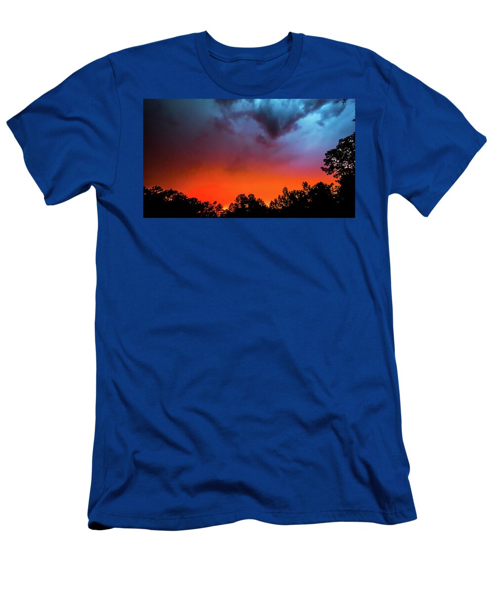 Alabama T-Shirt featuring the photograph Opposing Forces of Sunset by James-Allen
