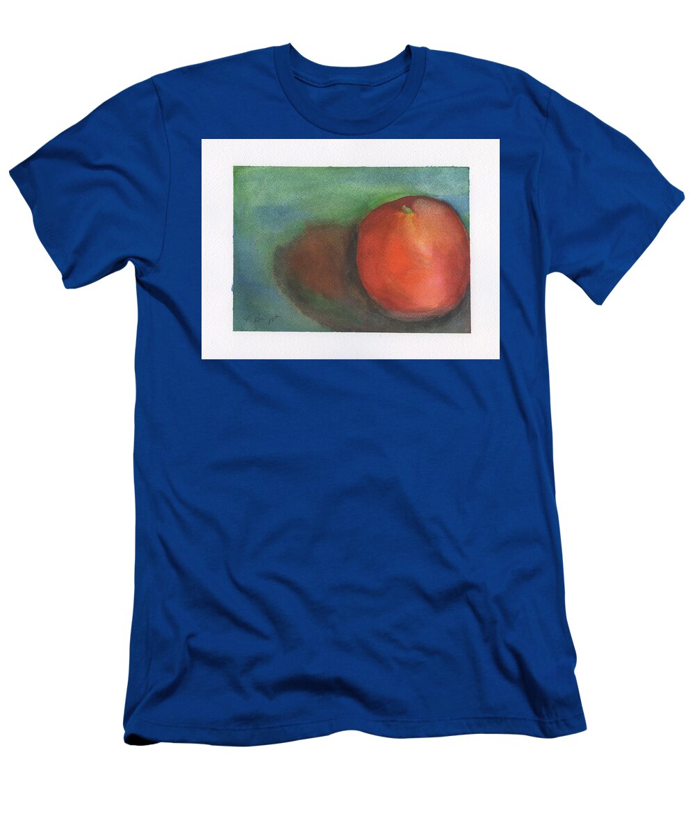Orange Still Life T-Shirt featuring the painting Orange Still Life by Frank Bright