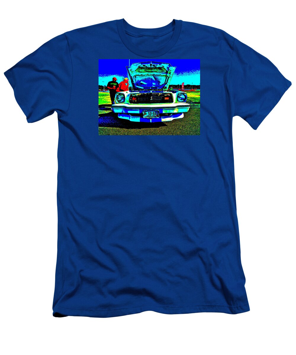 Oxford Car Show T-Shirt featuring the photograph Oxford Car Show 50 by George Ramos