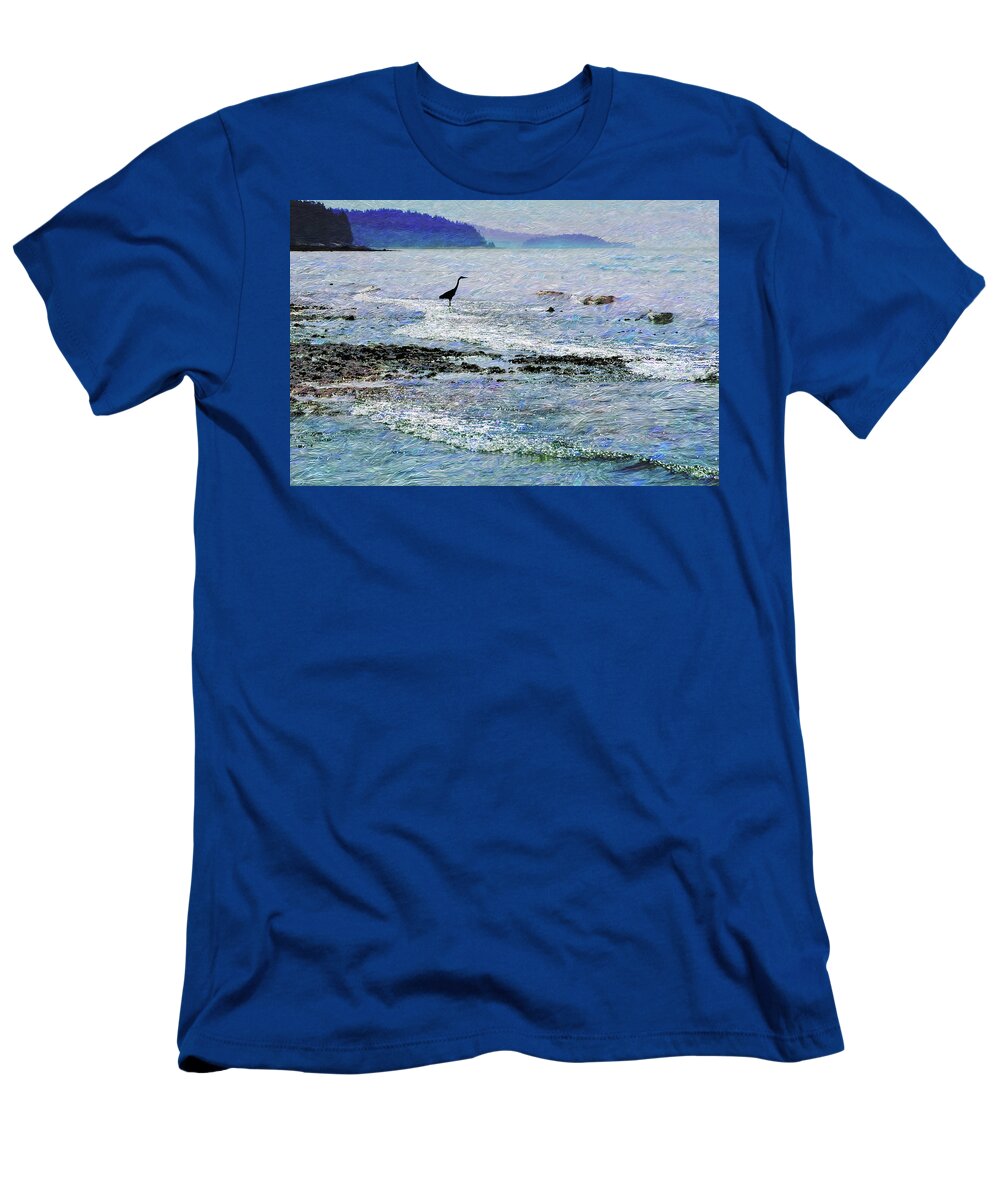 Birds T-Shirt featuring the photograph Pacific Buffet by Ed Hall