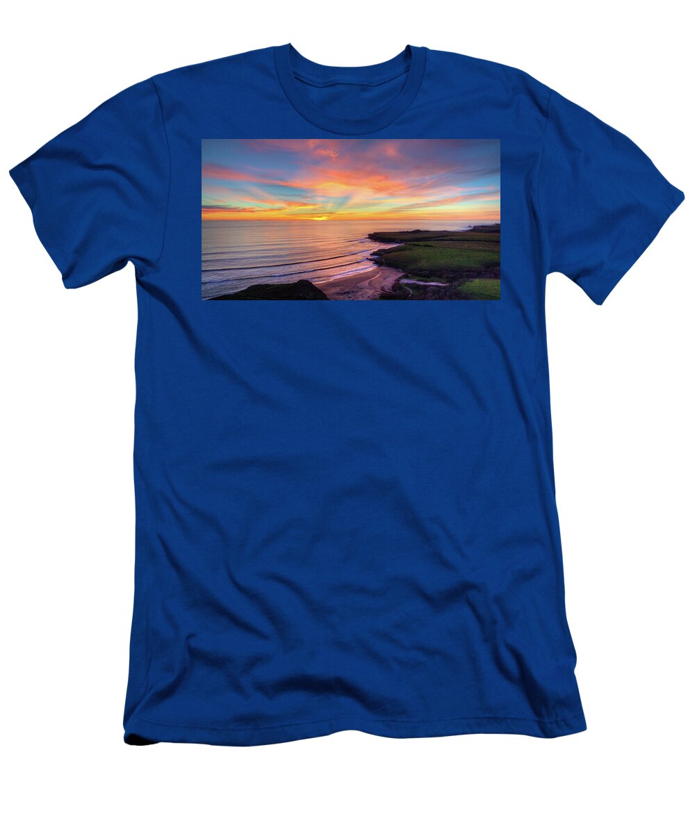Above T-Shirt featuring the photograph Pastel Palette by David Levy