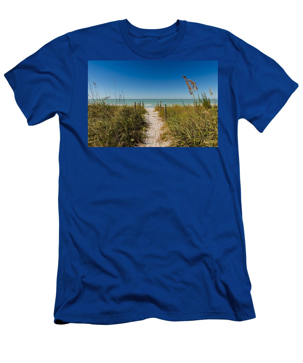 Sea T-Shirt featuring the photograph Pathway to Paradise by Sean Allen