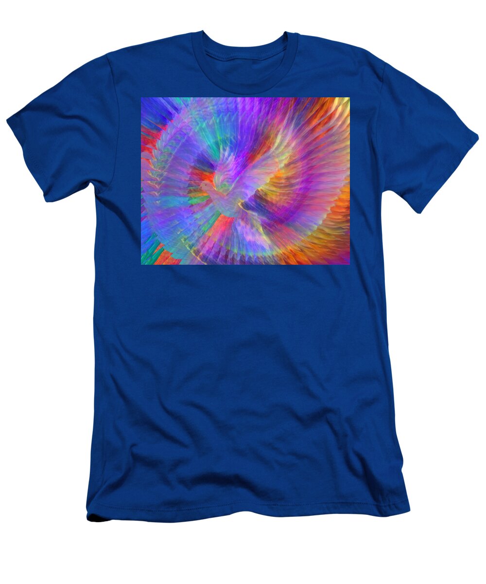 Peace T-Shirt featuring the digital art Peace In Our Lifetime 100-B by Artistic Mystic