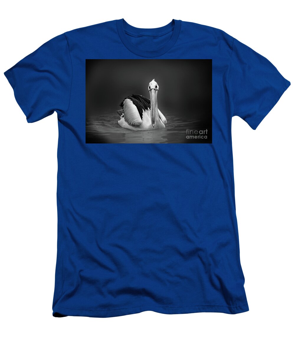 Bird T-Shirt featuring the photograph Pelican by Charuhas Images