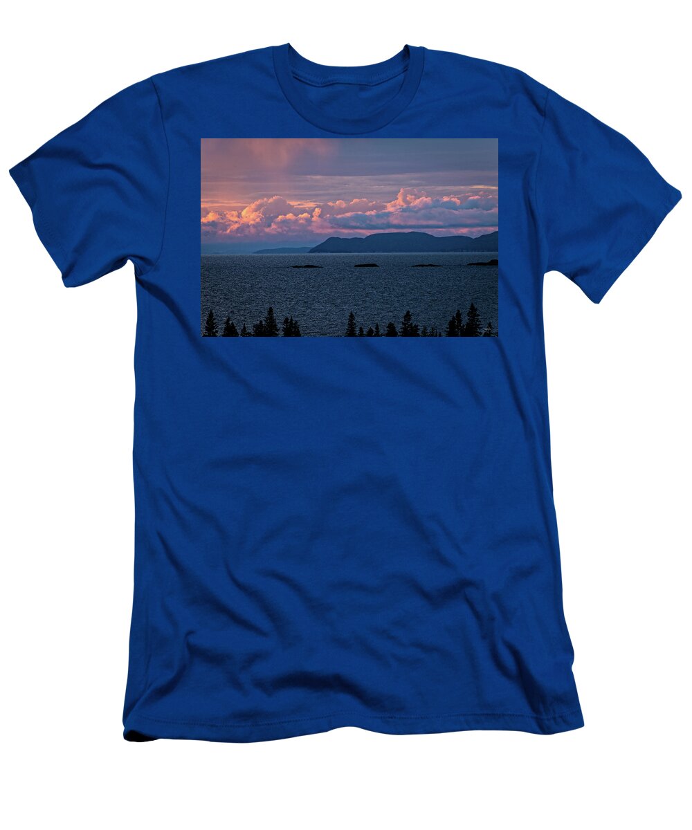 Evening T-Shirt featuring the photograph Pic Island by Doug Gibbons