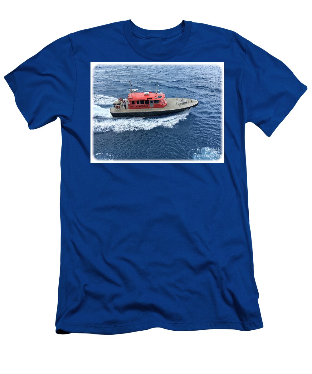 Pilot Boat T-Shirt featuring the photograph Pilot Boat in Bermuda by Luther Fine Art