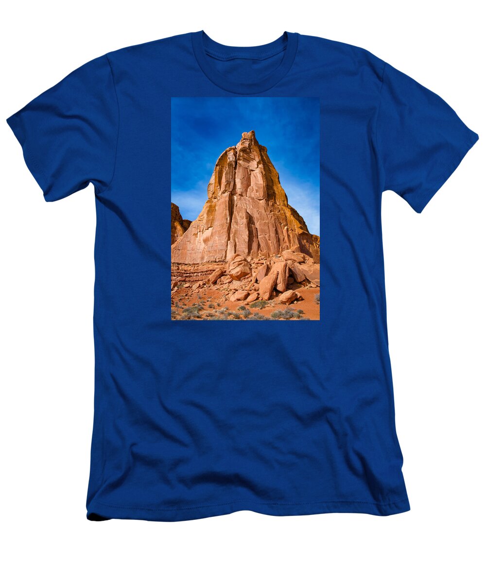 Adventure T-Shirt featuring the photograph Pinnacle by John M Bailey