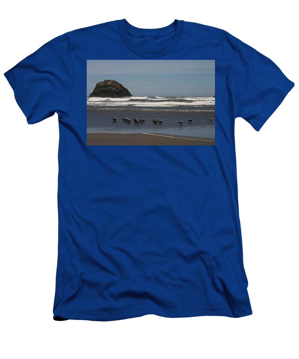 Pistol River T-Shirt featuring the photograph Poetry in motion by Marie Neder