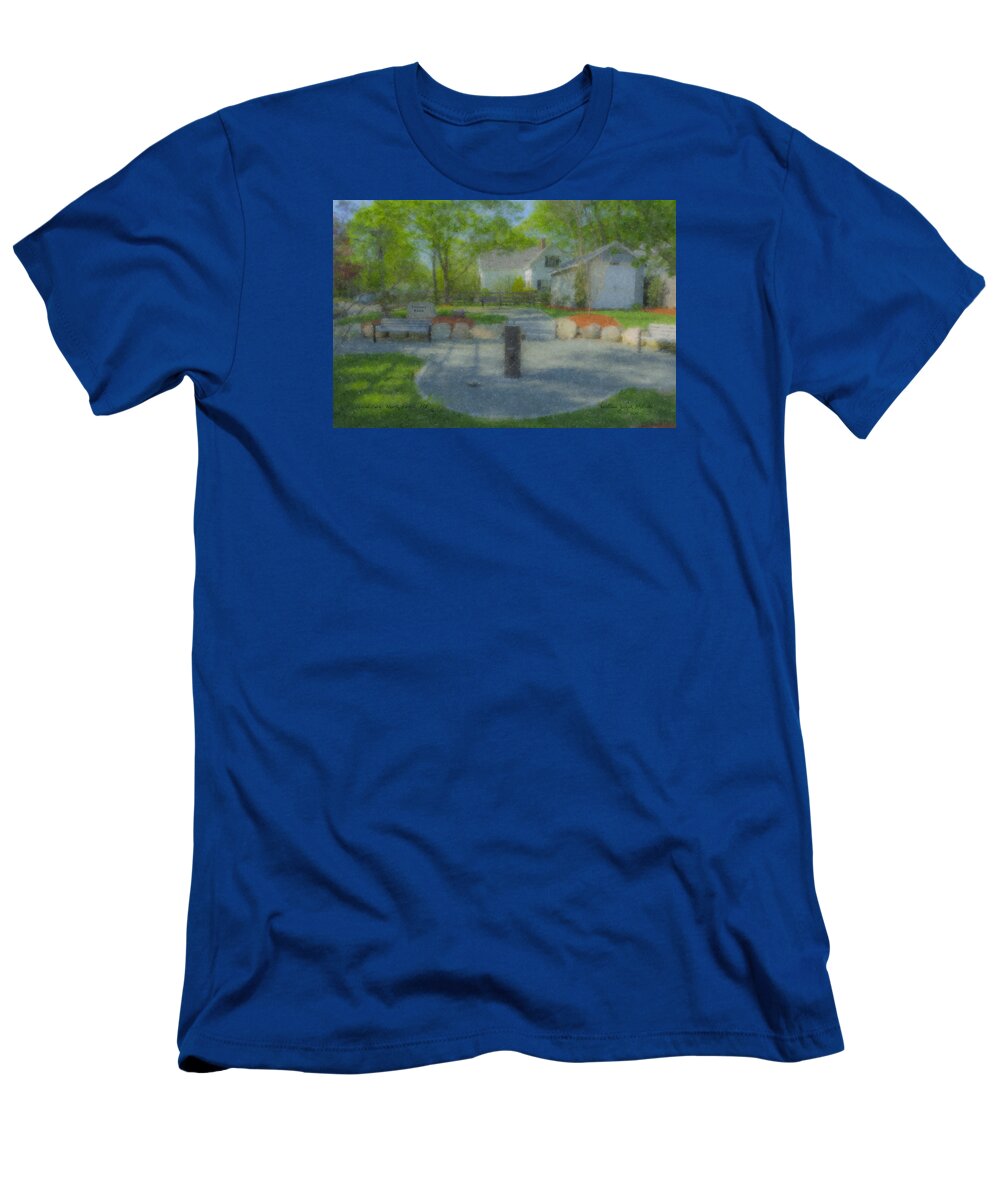 Povoas Park T-Shirt featuring the painting Povoas Park by Bill McEntee