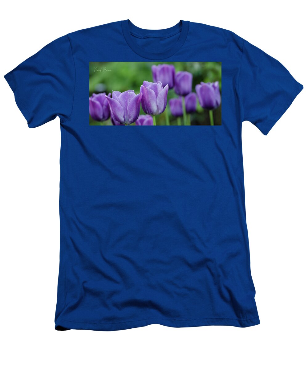 Purple T-Shirt featuring the photograph Purple Ones by Nick Boren
