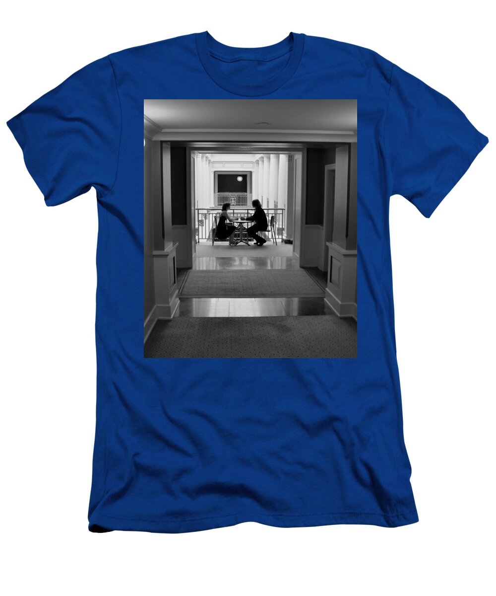 Architectural T-Shirt featuring the photograph Quiet Moment by Chuck Brown