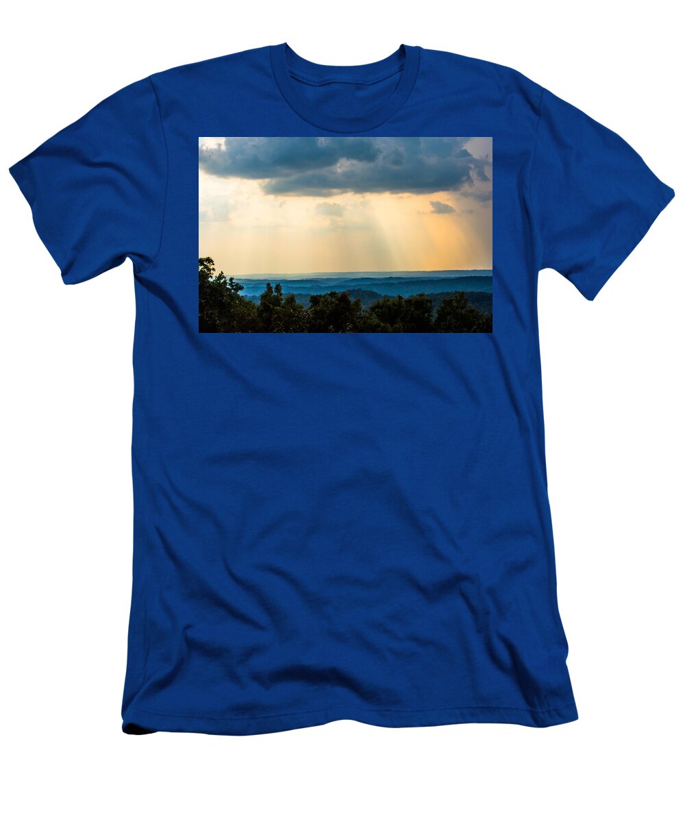 Sunlight T-Shirt featuring the photograph Rays of Nature by Parker Cunningham