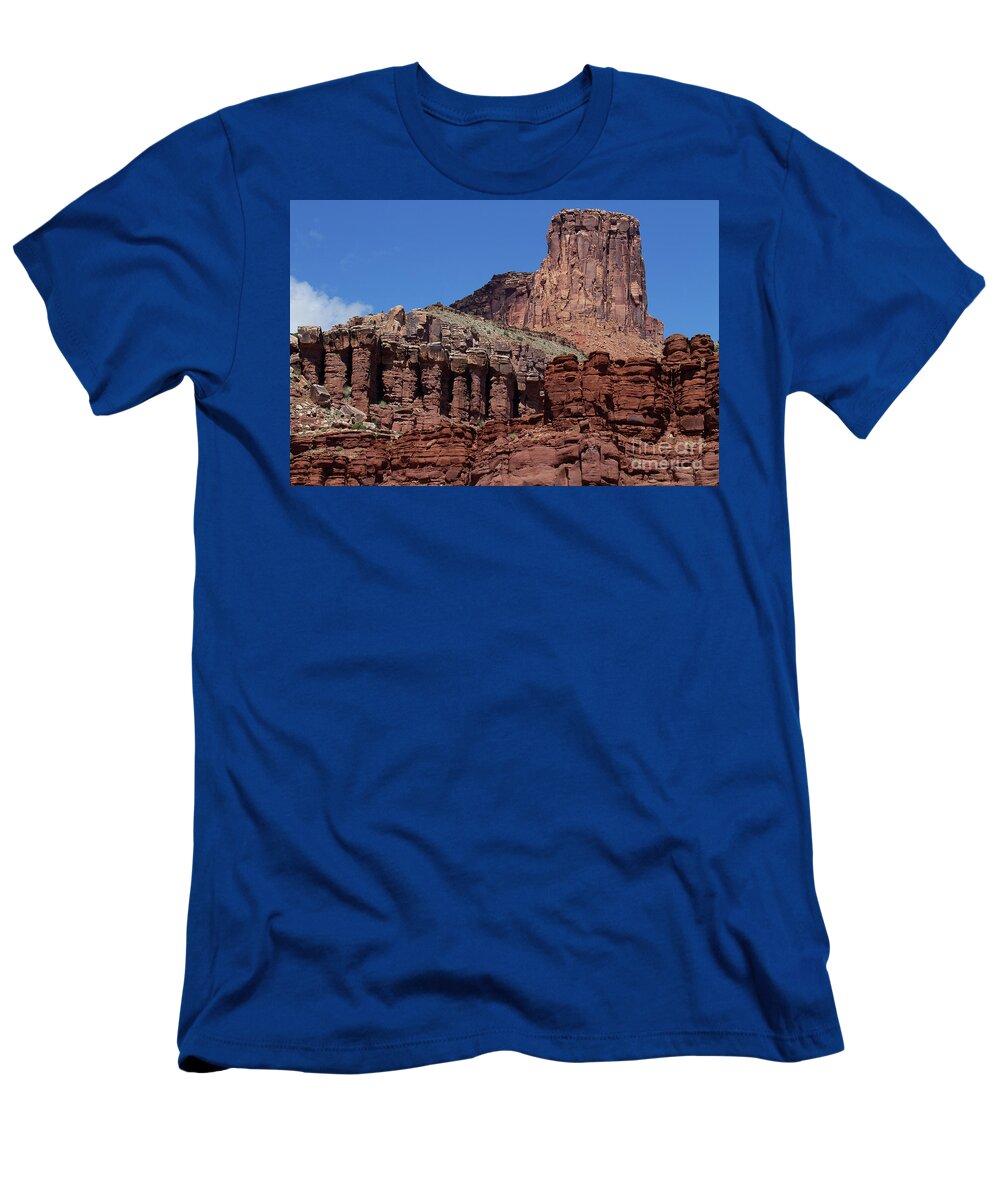 Utah Landscape T-Shirt featuring the photograph Red Rock Citadel by Jim Garrison