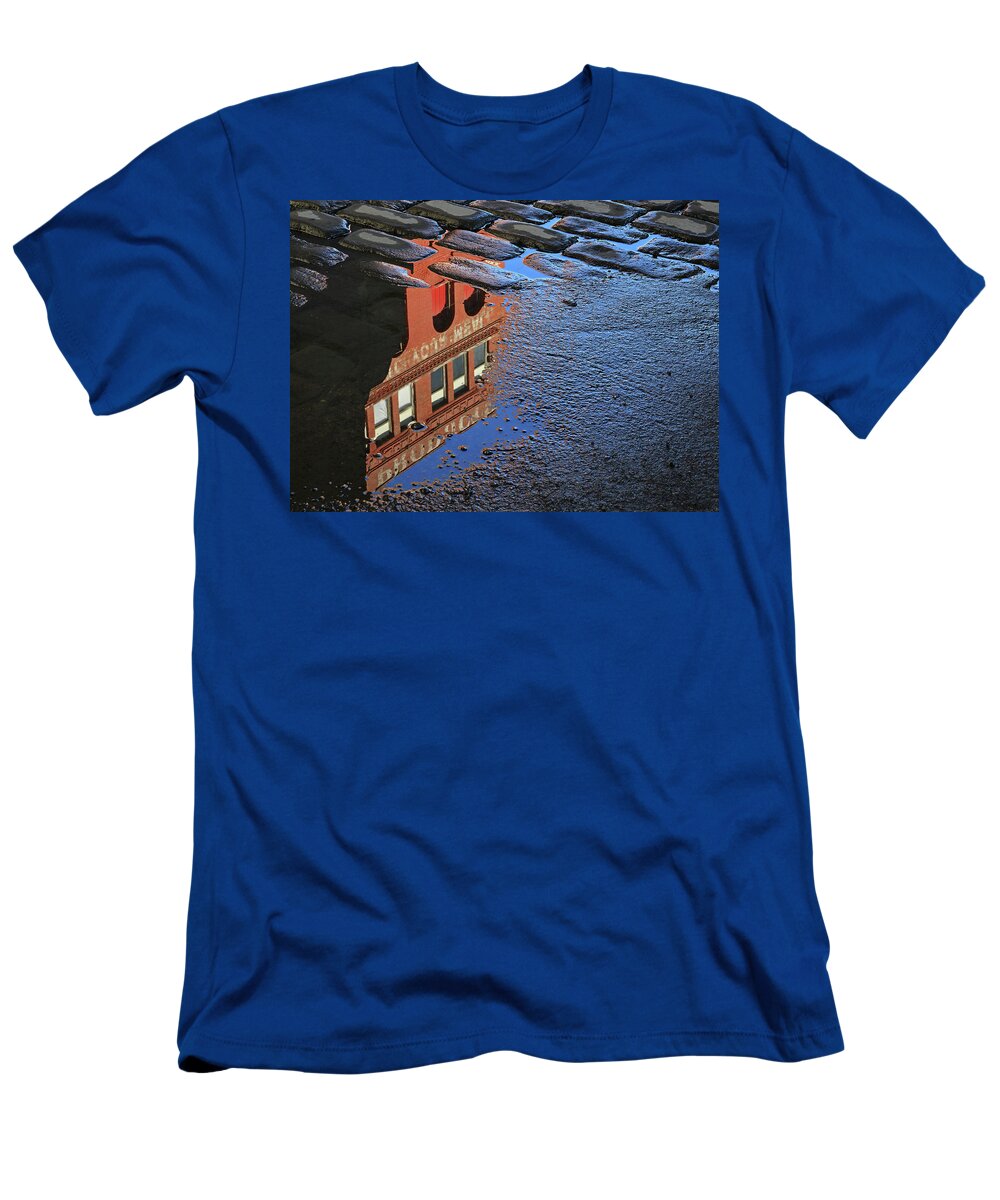 Kc T-Shirt featuring the photograph Reflected Warehouse by Christopher McKenzie