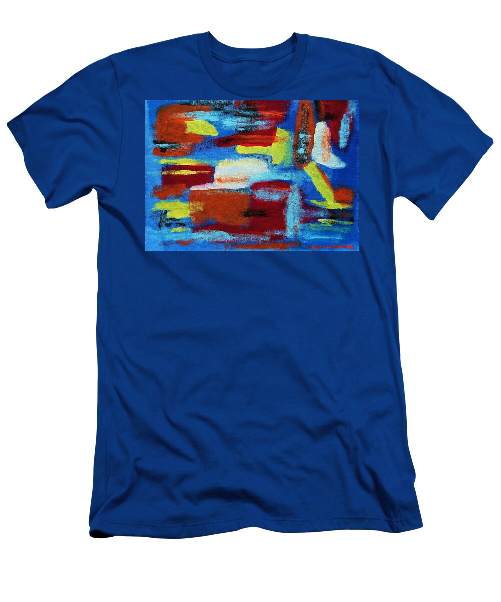 Reflection Of Love T-Shirt featuring the painting Reflection of love by Gina Nicolae Johnson