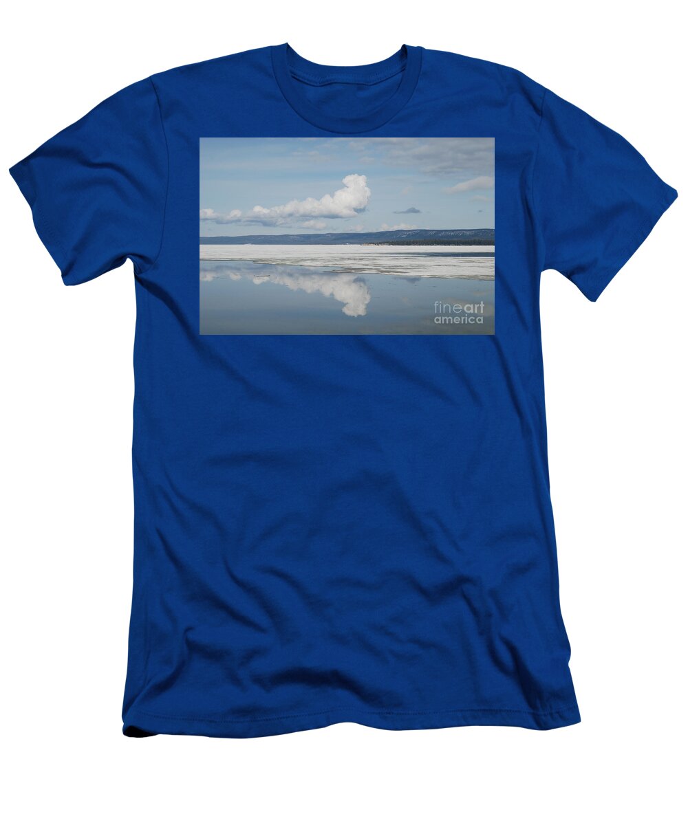 Yellowstone T-Shirt featuring the photograph Reflections by Jim Goodman