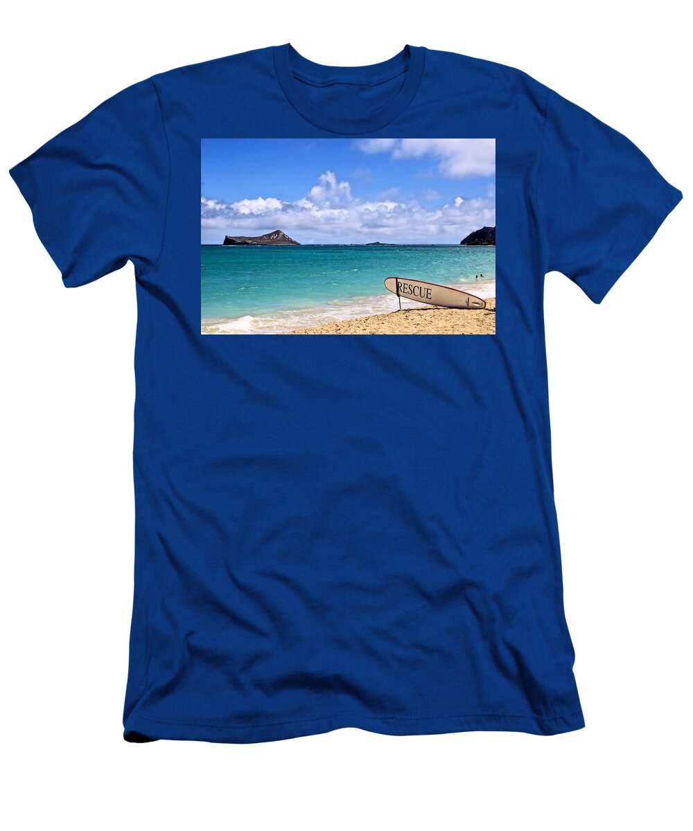 Hawaii T-Shirt featuring the photograph Rescue Me by DJ Florek