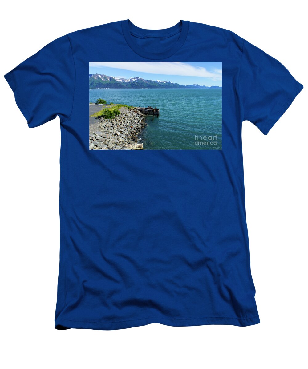 Alaska T-Shirt featuring the photograph Resurrection Bay by Jennifer White