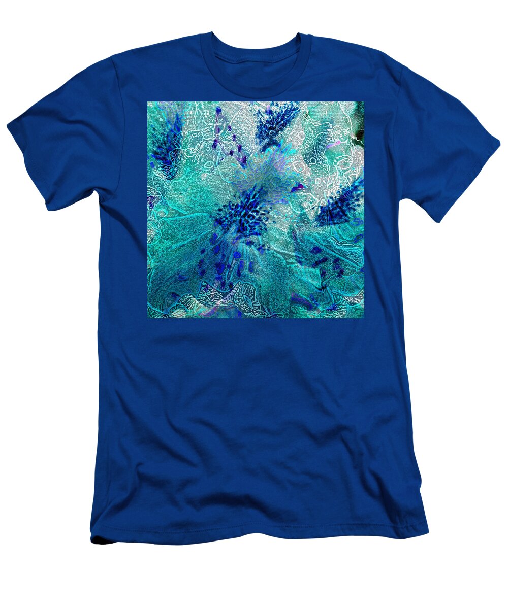 Flower T-Shirt featuring the photograph Rhododendron Turquoise Lace by Michele Avanti