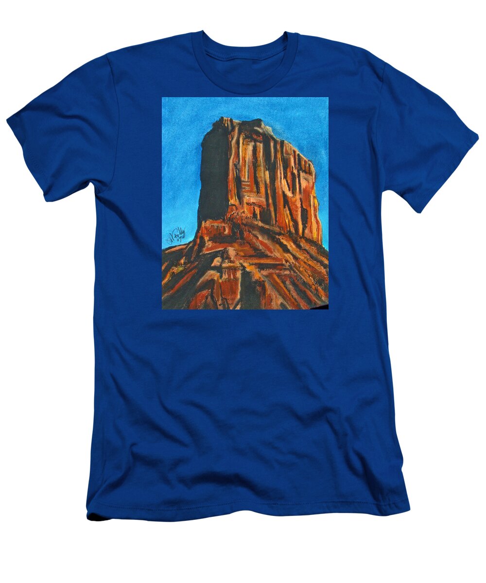 Rocks T-Shirt featuring the pastel Rim Rock by Michael Foltz