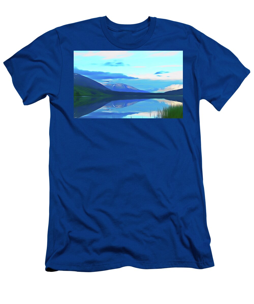 Alaska T-Shirt featuring the photograph Romantic Skies Summit Lake Alaska by Aimee L Maher ALM GALLERY