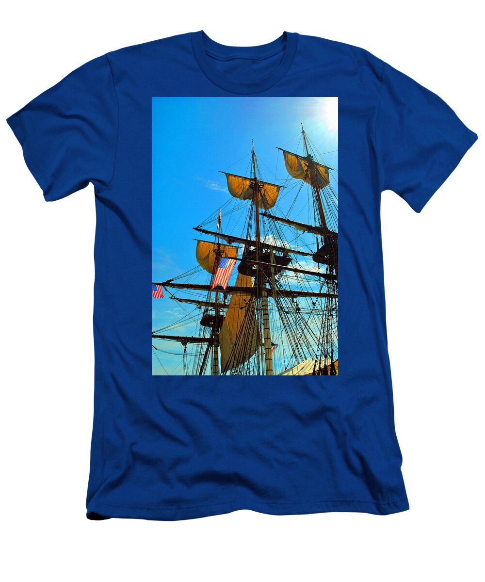 Herminoe T-Shirt featuring the photograph Sail to the Wind by Jost Houk