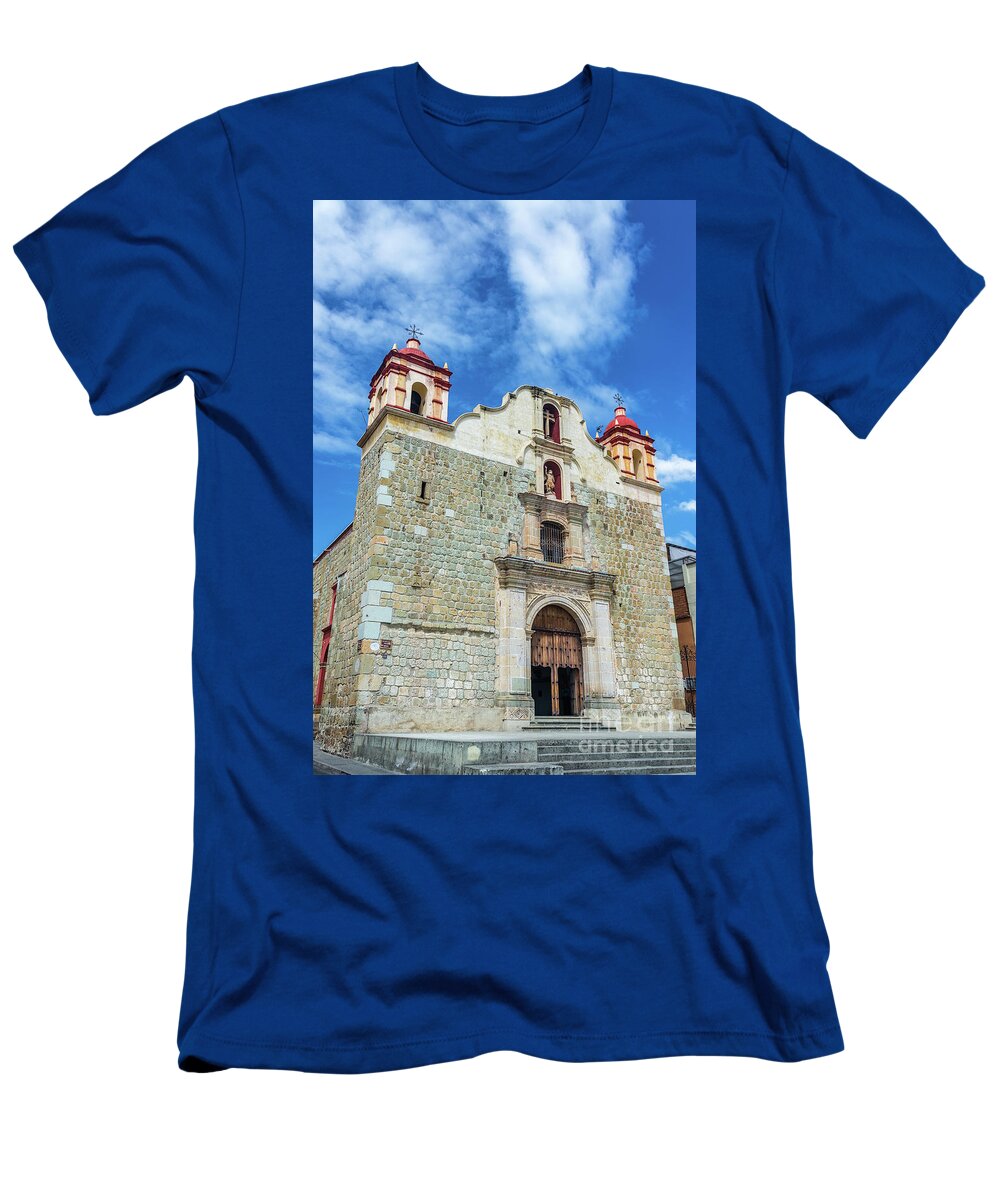 Oaxaca T-Shirt featuring the photograph Sangre de Cristo Church by Jess Kraft