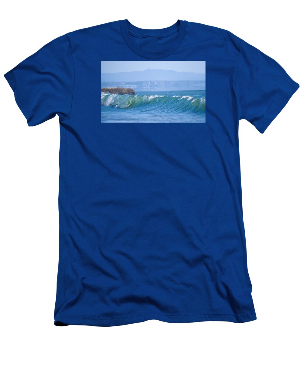 Richard Kimbrough Photography T-Shirt featuring the photograph Santa Cruz Surf by Richard Kimbrough