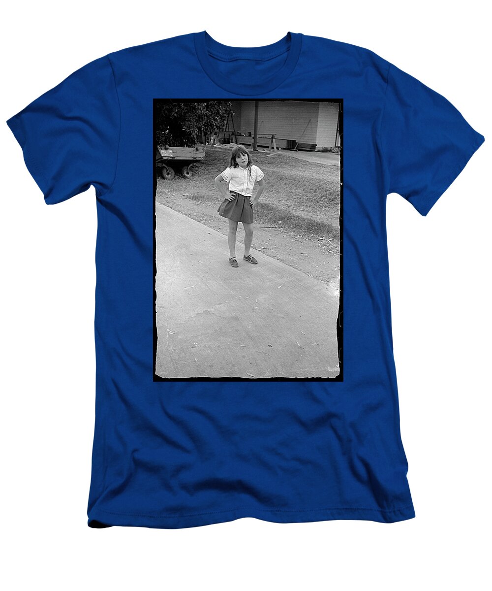 Sassy T-Shirt featuring the photograph Sassy Girl, 1971 by Jeremy Butler