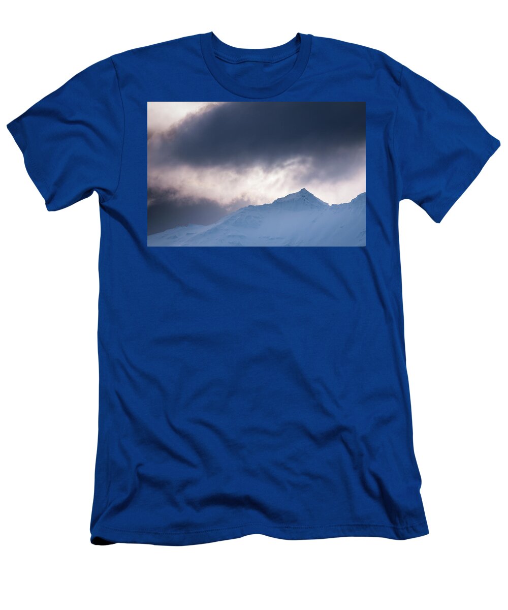 Iceland T-Shirt featuring the photograph Savage Mountain by Geoff Smith